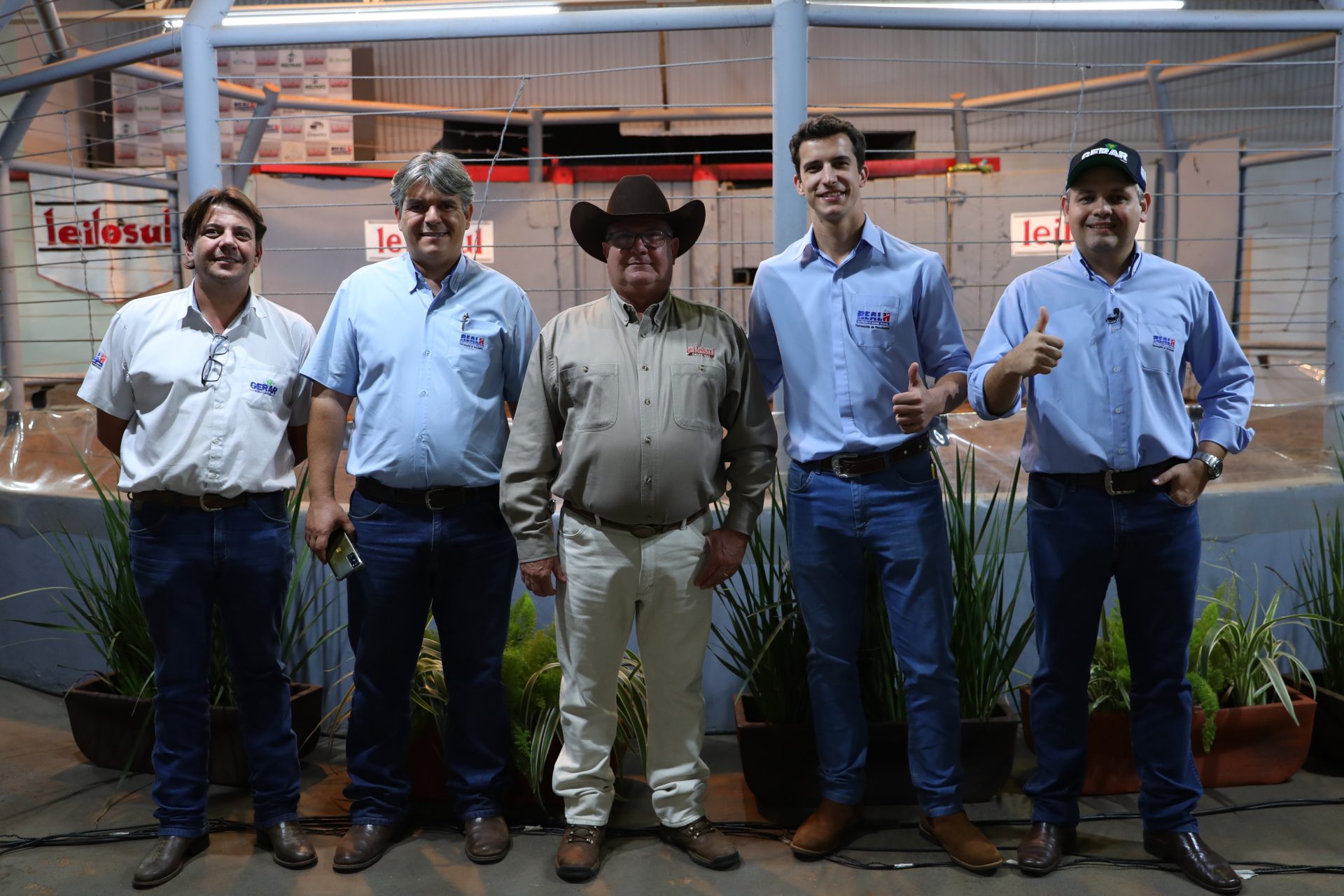 Equipes Real H, Gerar e Leilosul, durante o evento