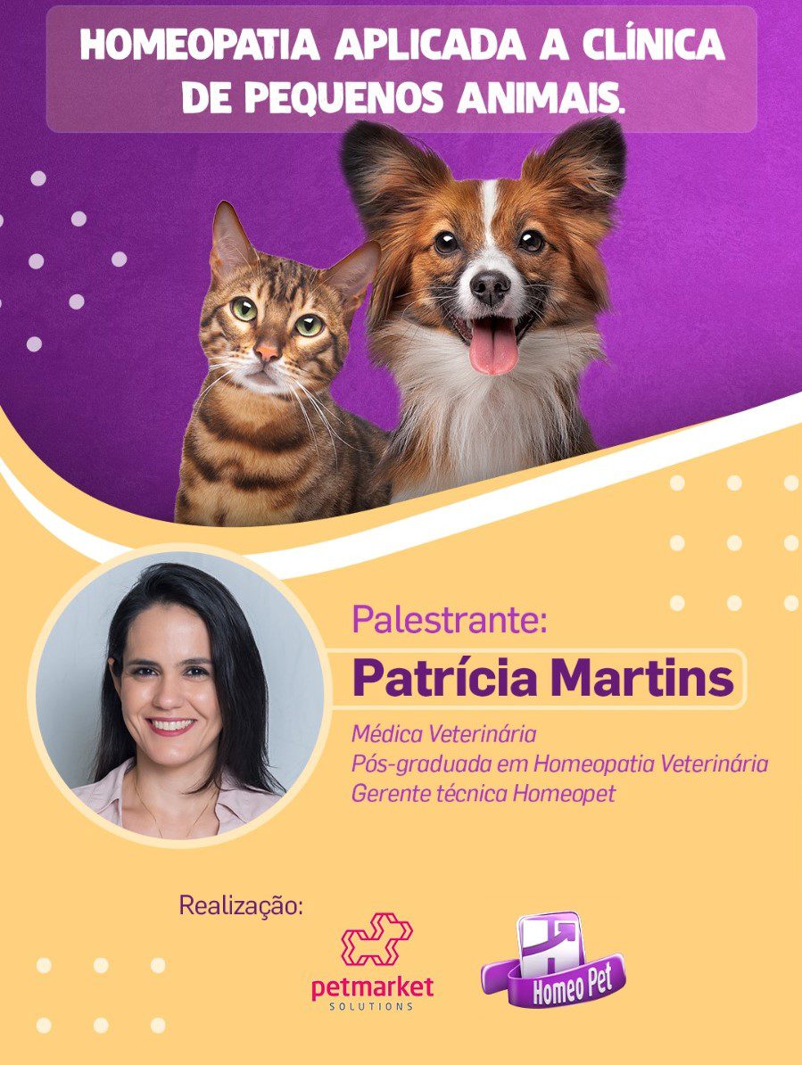 Palestra Virtual Aborda Os Diferenciais da Homeopatia Para Pequenos Animais
