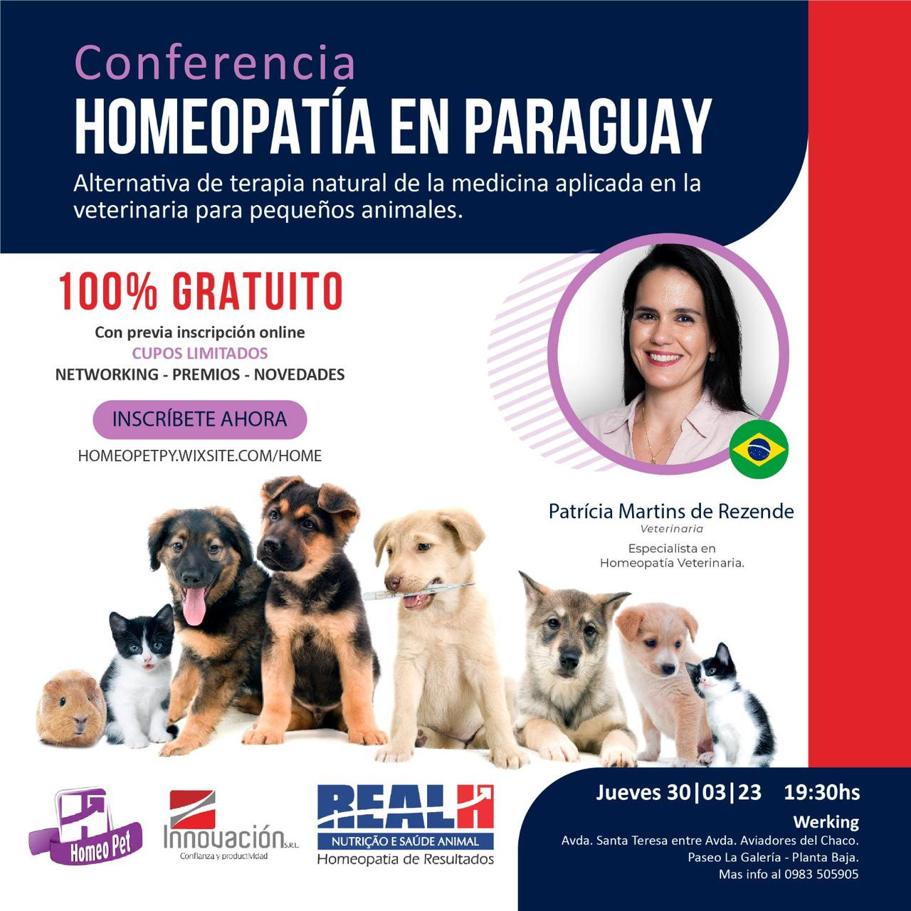 Conferência sobre homeopatia veterinária em Assunção