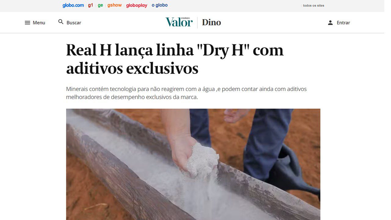 Valor Econômico: Linha Dry H facilita o manejo e aumenta a segurança contra intoxicações