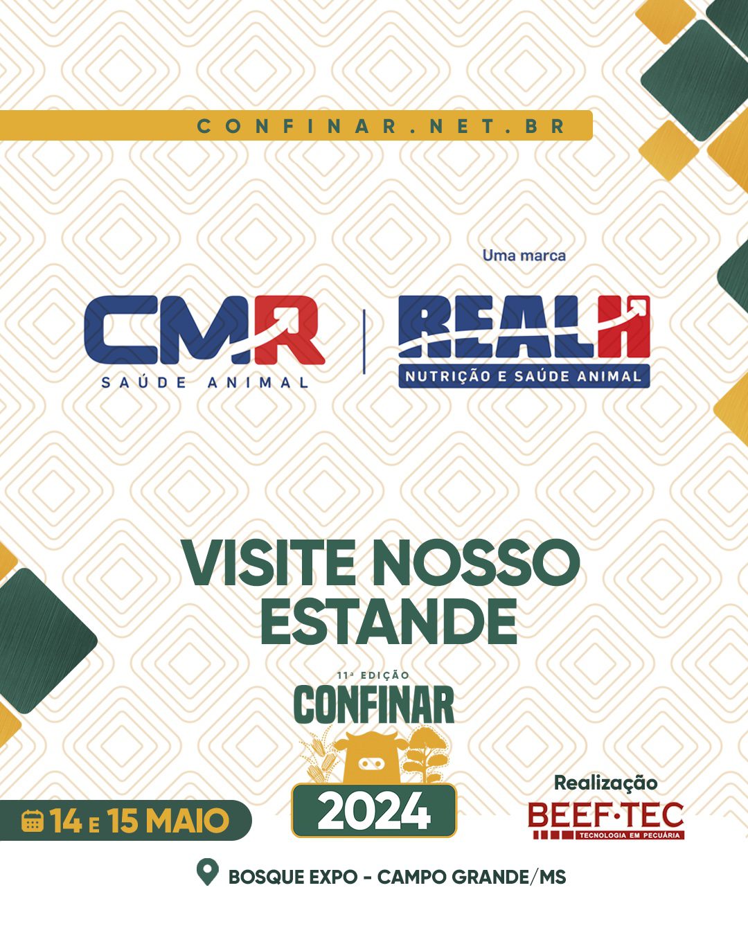 Grupo Real H Confirma Participação e Patrocínio Ouro no Confinar 2024