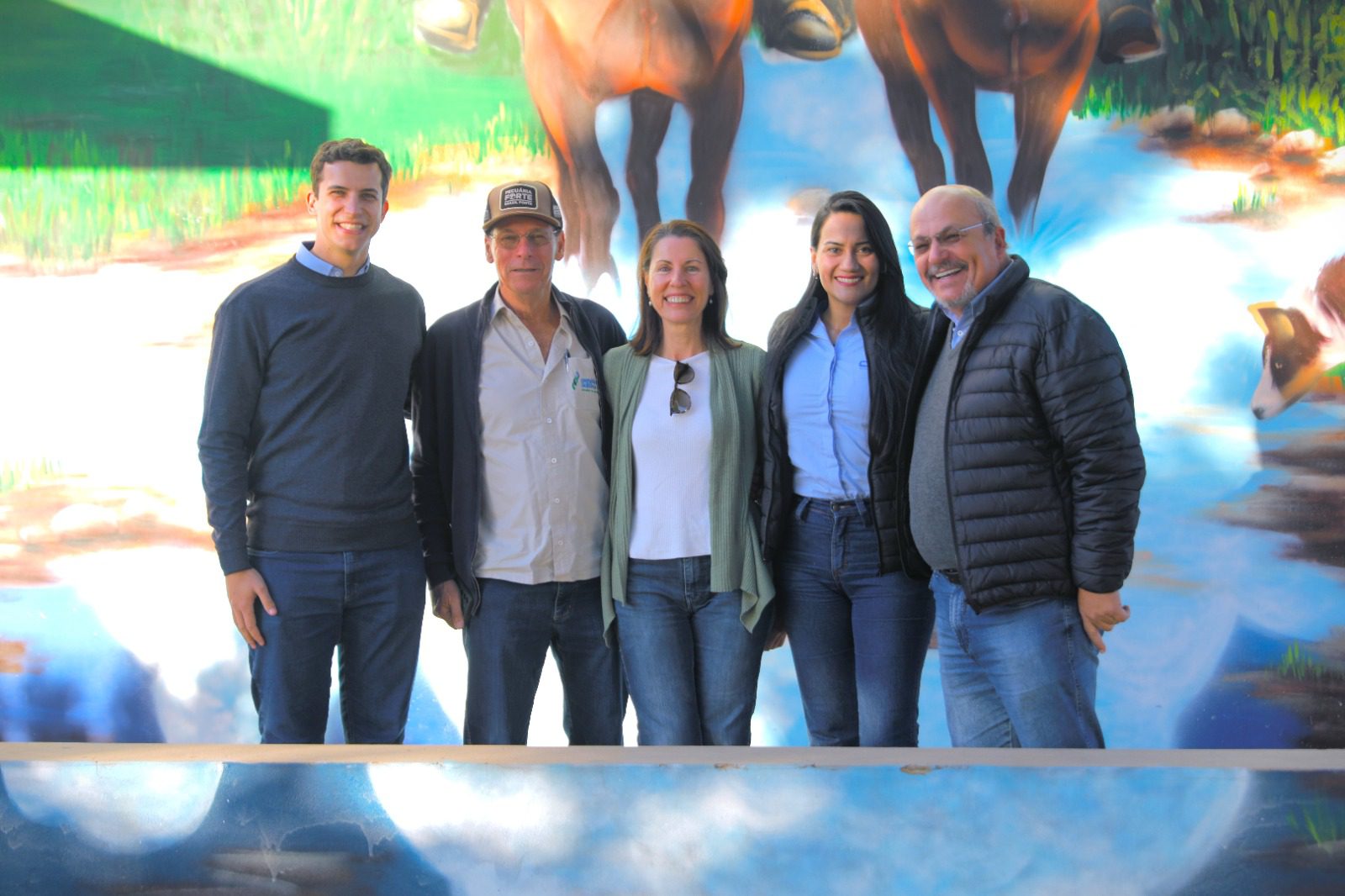 Visita do Diretor da Genética Aditiva à Matriz do Grupo Real H Foca na Sustentabilidade